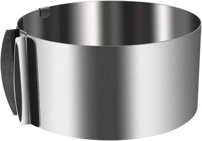 Cake Ring Adjustable Round Stainless Steel