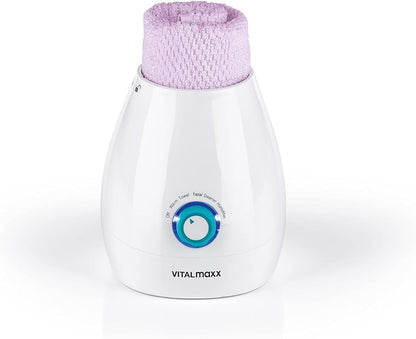 VITALMAXX Facial Sauna 3-in-1 | Wellness Face Steamer, Humidifier & Towel Warmer in One