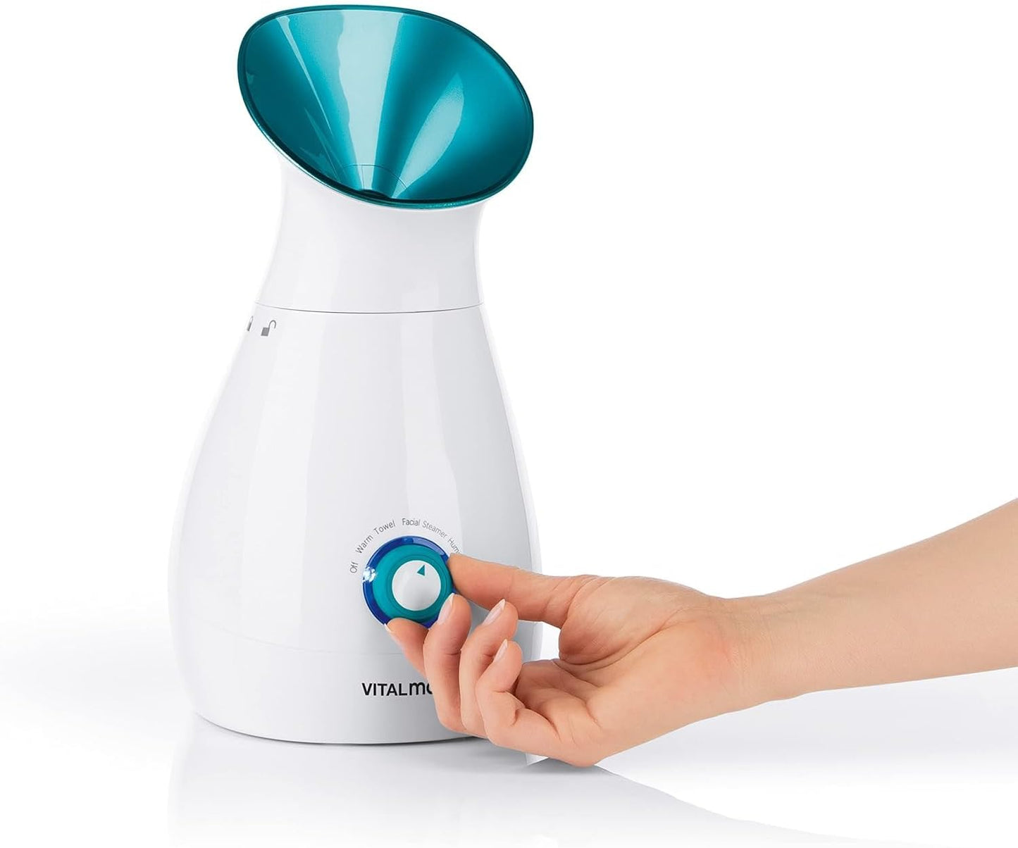 VITALMAXX Facial Sauna 3-in-1 | Wellness Face Steamer, Humidifier & Towel Warmer in One