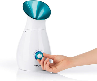 VITALMAXX Facial Sauna 3-in-1 | Wellness Face Steamer, Humidifier & Towel Warmer in One
