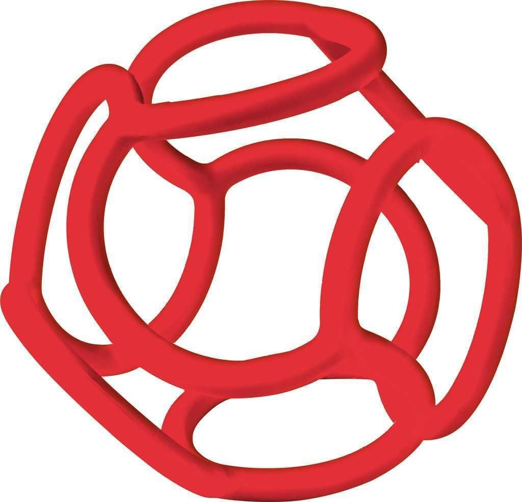 Ravensburger ministeps 4148 baliba - Flexible Ball, Grasping Toy and Teether - Baby Toys from 0 Months - red