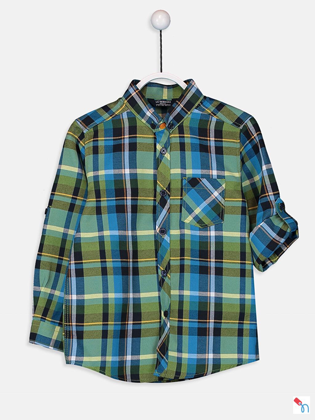LCW Boys' Plaid Flannel Shirt
