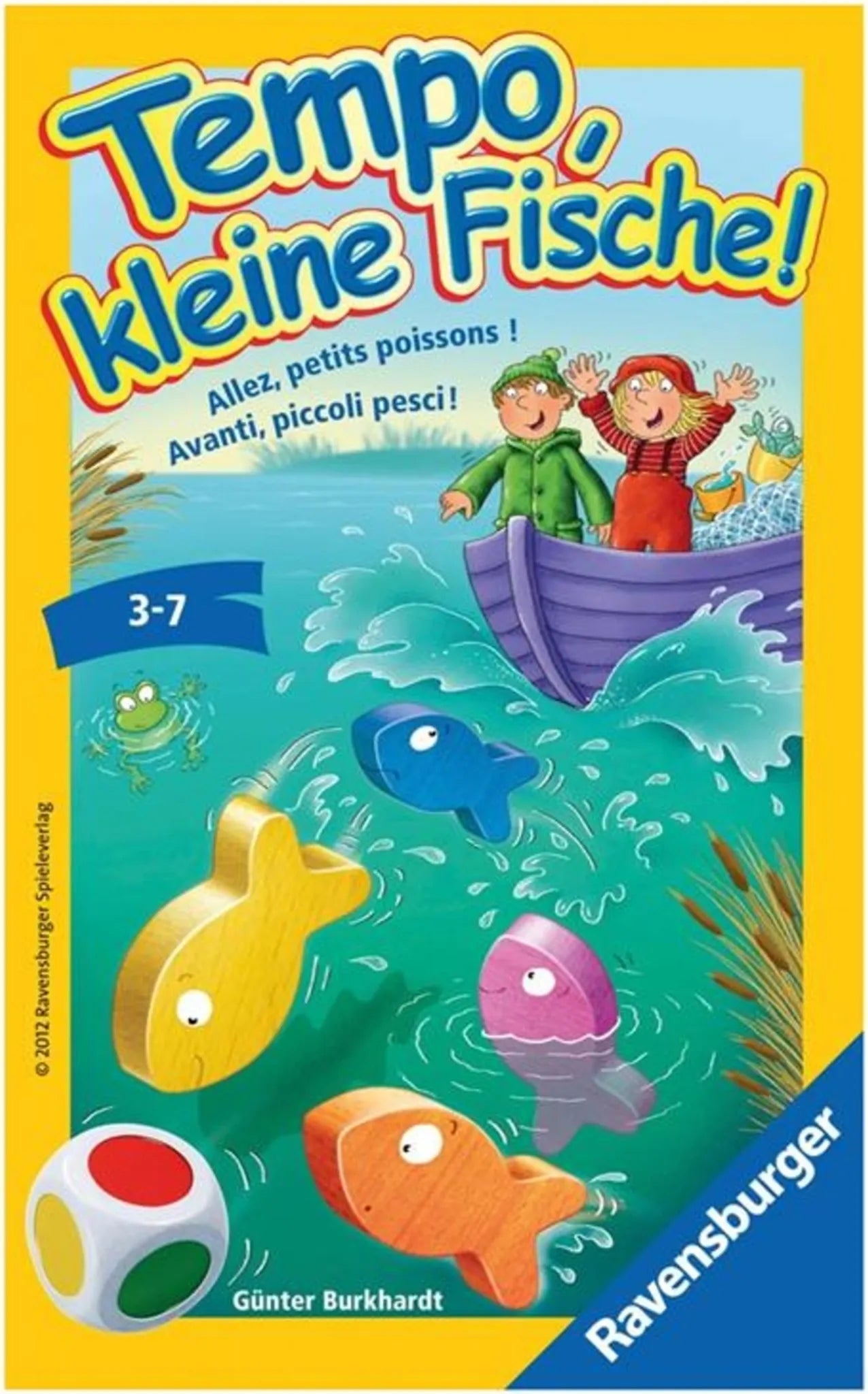Ravensburger 23334 هيا يا سمكة صغيرة! لعبة النرد