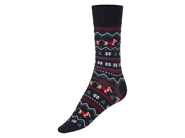 Livergy Socks Set of 3 pairs (Christmas Theme)