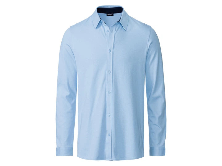 LIVERGY® Men's Shirt "Slim Fit" (Blue)