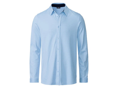 LIVERGY® Men's Shirt "Slim Fit" (Blue)