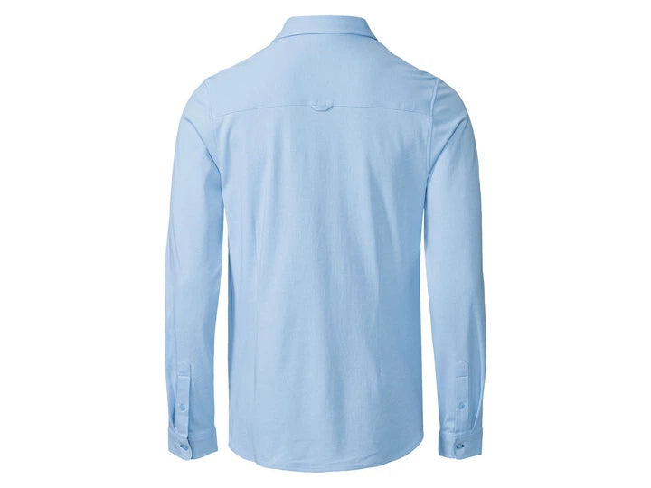 LIVERGY® Men's Shirt "Slim Fit" (Blue)