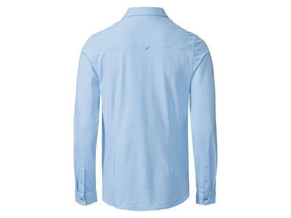 LIVERGY® Men's Shirt "Slim Fit" (Blue)