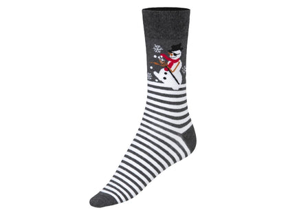Livergy Socks Set of 3 pairs (Christmas Theme)