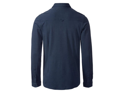 LIVERGY® Men's Shirt "Slim Fit" (Navy blue)