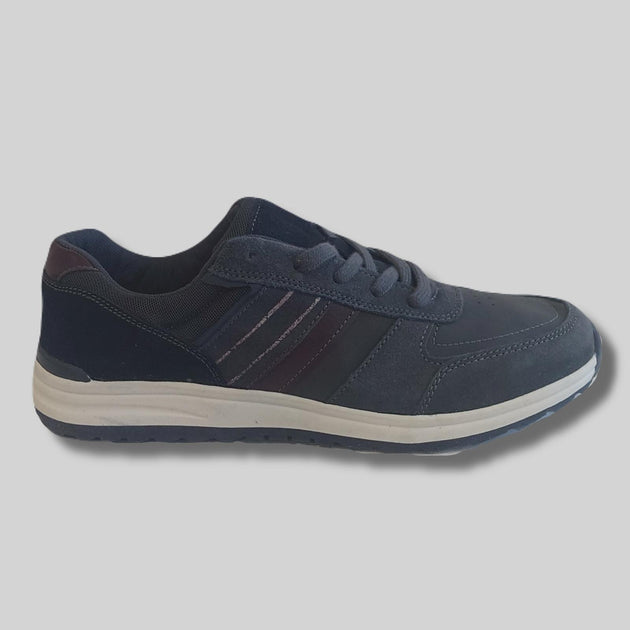 Men's sneakers (Grey, Stripes)