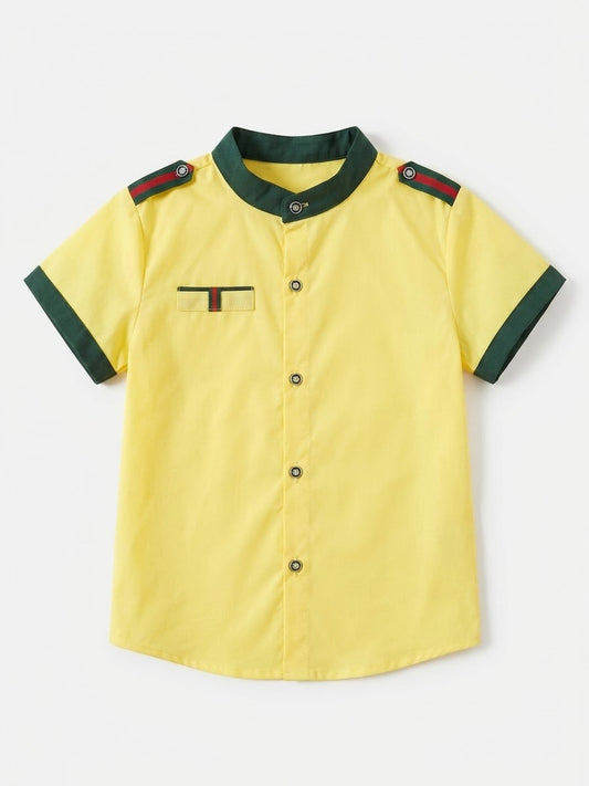 PATPAT short sleeve Shirt, Yellow