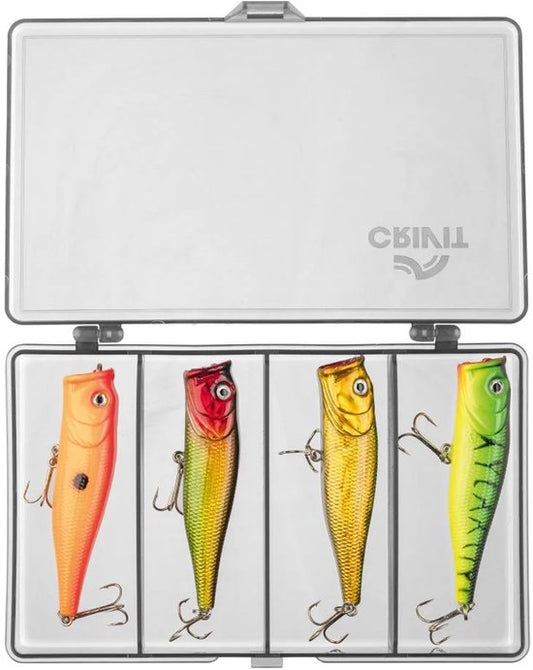 Crivit Bait Poppers - 4 Pack - Fish Bait Set