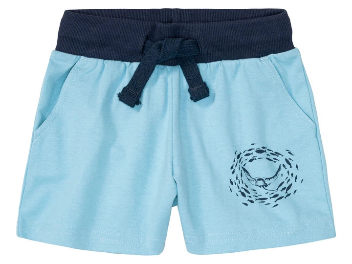 lupilu® Boys' Cotton Shorts, 2 Pieces