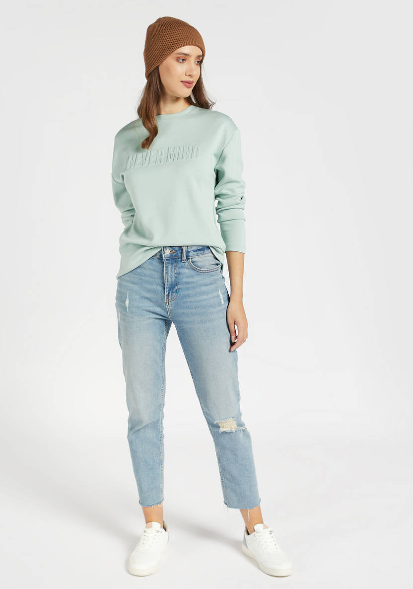 Women’s Sweatshirt “Never Mind”