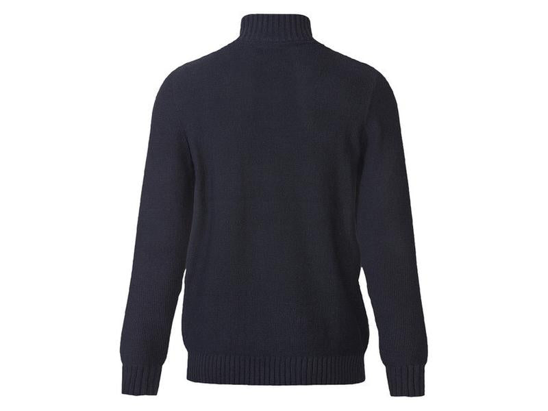 Button-down strip sweater for men livergy
