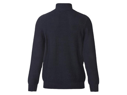 Button-down strip sweater for men livergy