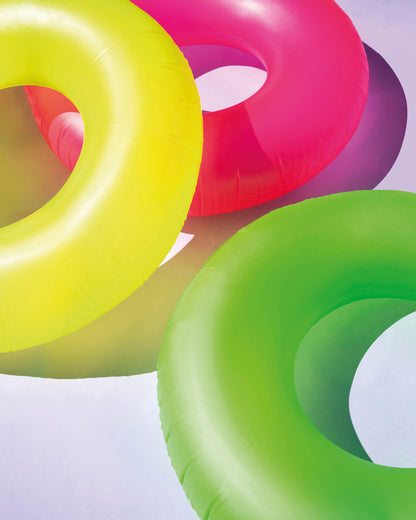 Neon Frost Inflatable Pool Swim Tubes