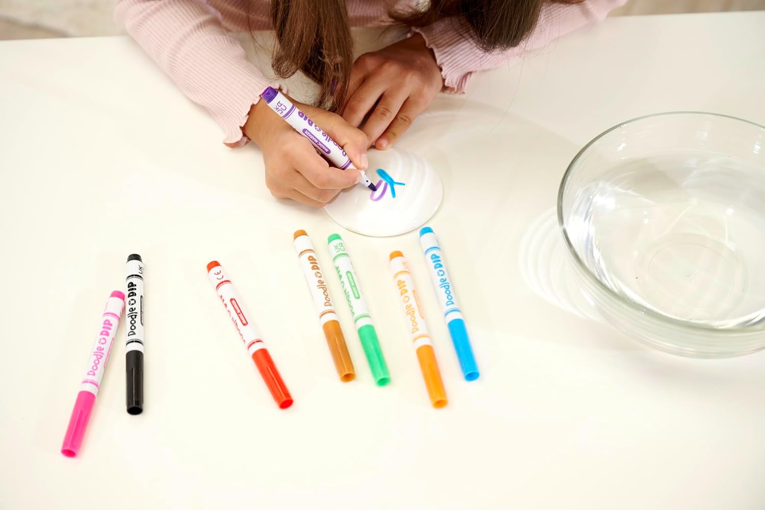 Doodle and Dip, make your own Aqua Tattoos, including 8 magic pens and painting pads