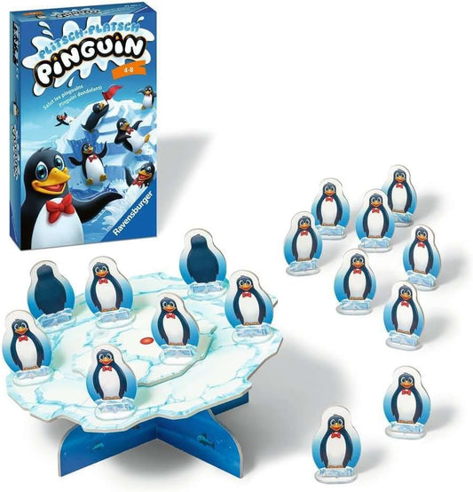 Ravensburger 23461 - Hello Penguin, Gift Game for 1-4 Players, Children's Game from 4 Years, Compact Format, Travel Game