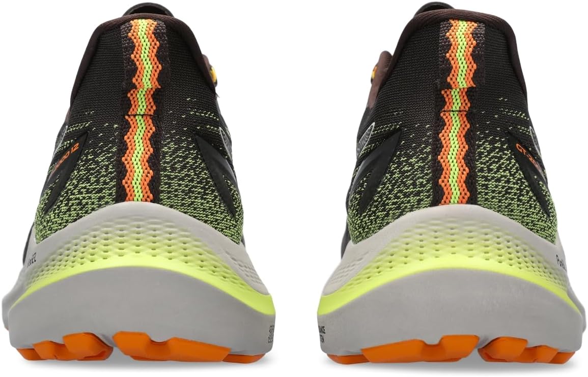 ASICS Men's GT-2000 12 Trail Running Shoes, 7.5, Nature Bathing/NEON Lime