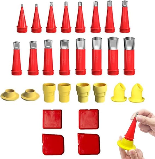 مجموعات فوهات إحكام الغلق من الفولاذ المقاوم للصدأ مكونة من 28 قطعة