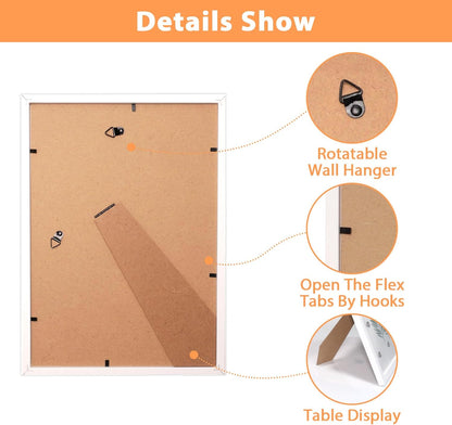 A4 Photo Frame | Premium Picture Frame for Wall Display, Set of 2