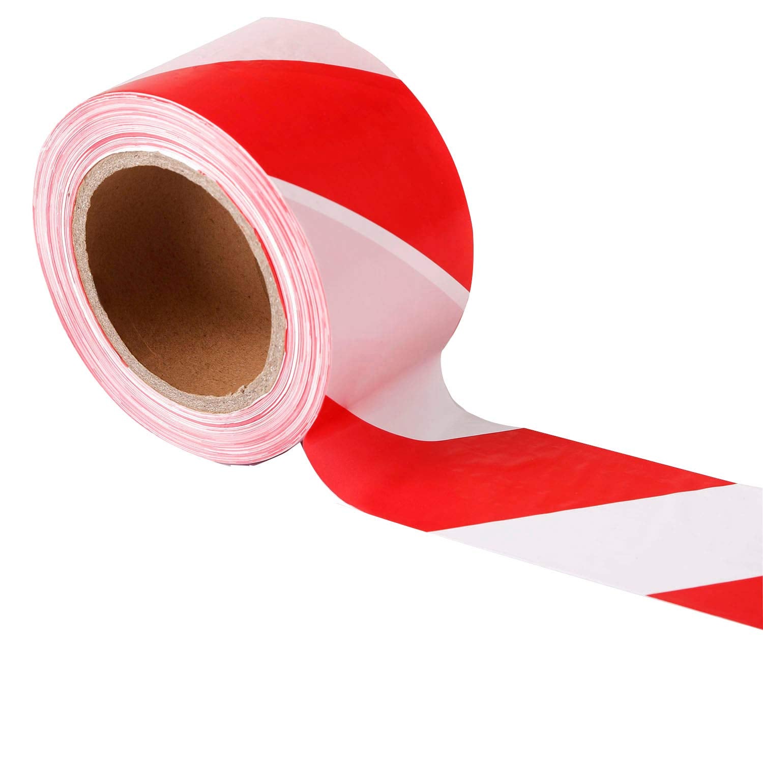 Warning tape white-red Parkside barrier film 80mm 50m