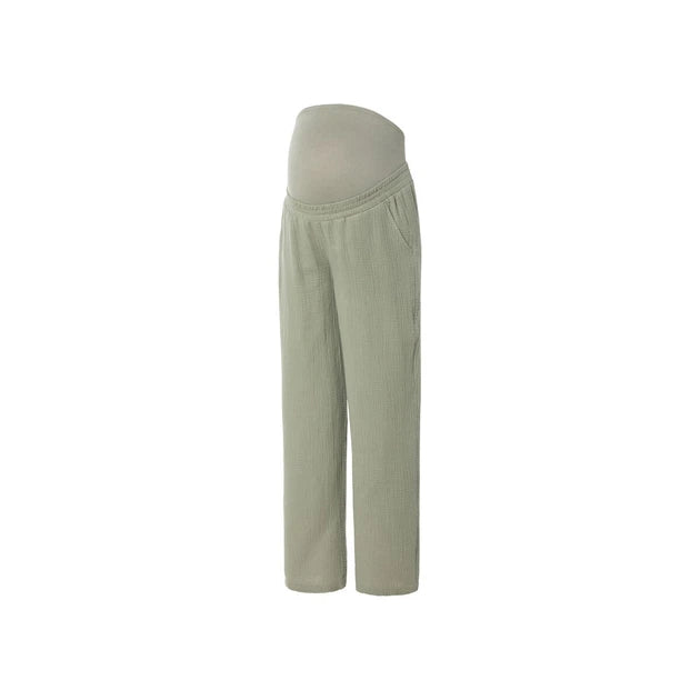 Women's muslin maternity pants (Green)