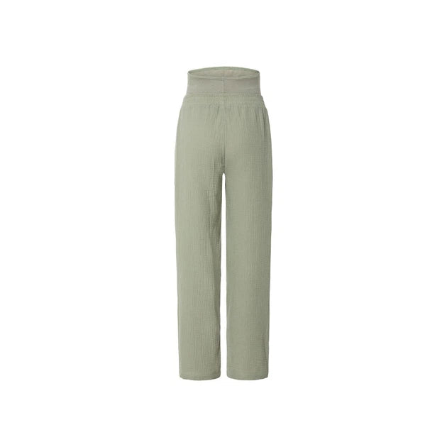 Women's muslin maternity pants (Green)