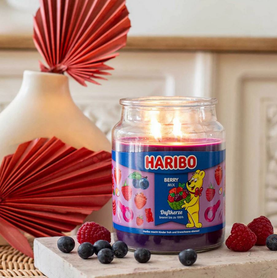 Haribo scented candle - Berry Mix - large