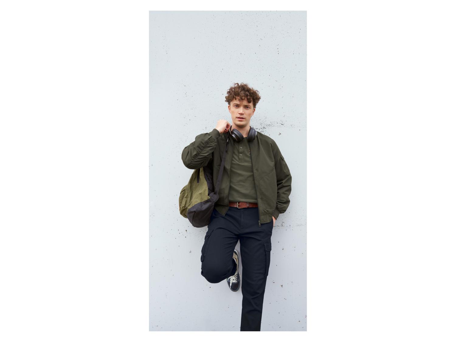 Men’s Longsleeve Top - esmara men (Olive green)