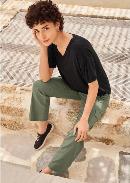 أحذية نسائية قماشية، أسود