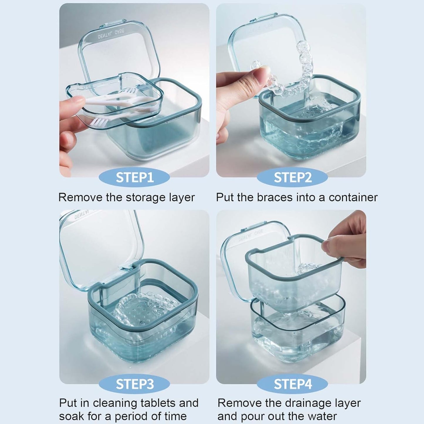 Dental Container Box (Denture Box)