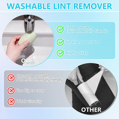 Washable Reusable Lint Roller (Set of 2)