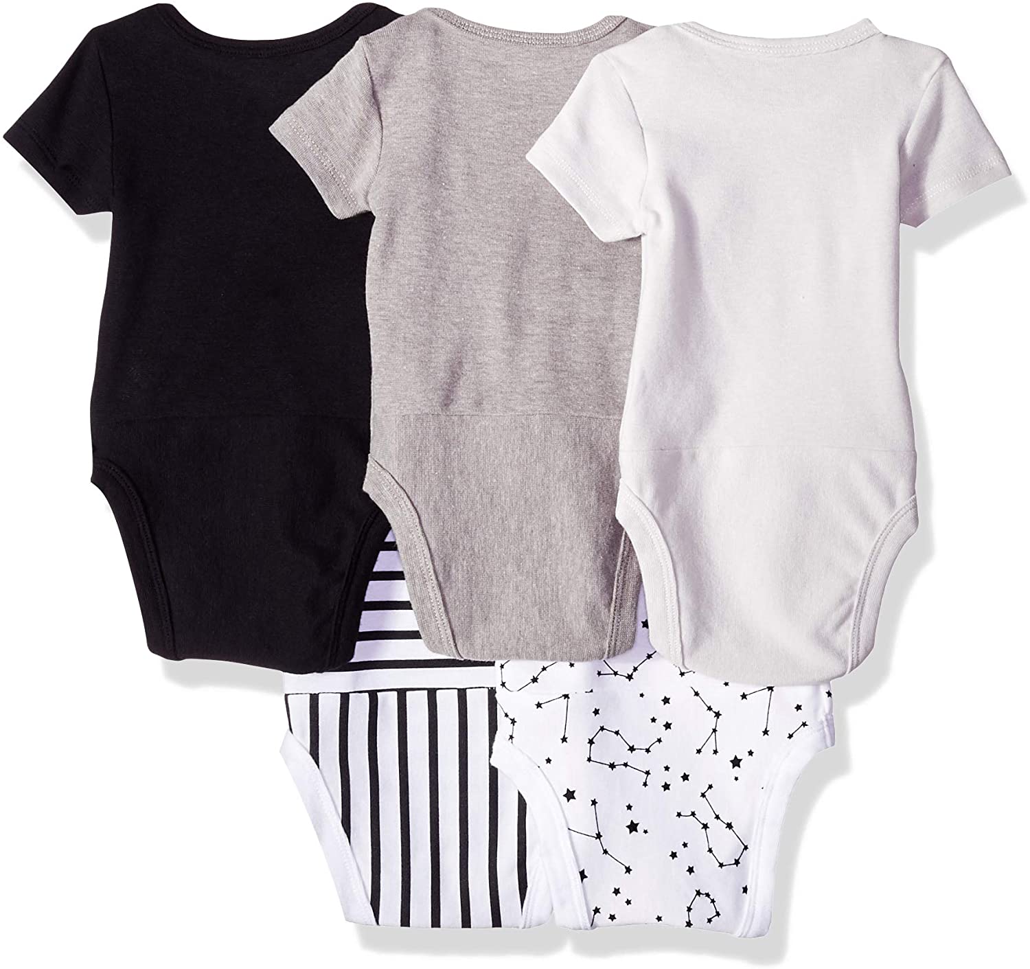 Ultimate Baby Flexy 5 Pack Short Sleeve Bodysuits
