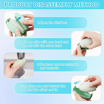 Washable Reusable Lint Roller (Set of 2)