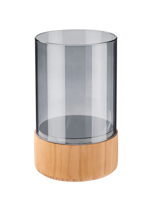 Glass candlestick