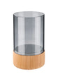 Glass candlestick