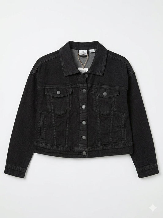 UP 2 FASHION women’s denim jacket (black)