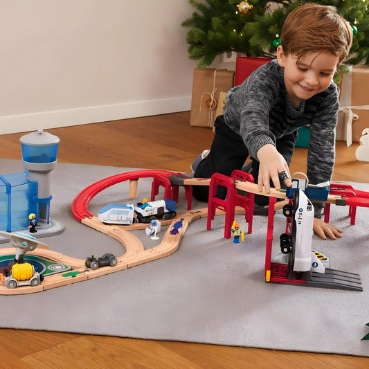 Space Station Railway Set 75 Pieces