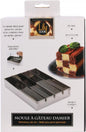 Checkerboard Cake Pan | 20x15x4 cm - Stainless Steel - Non-Stick Coating