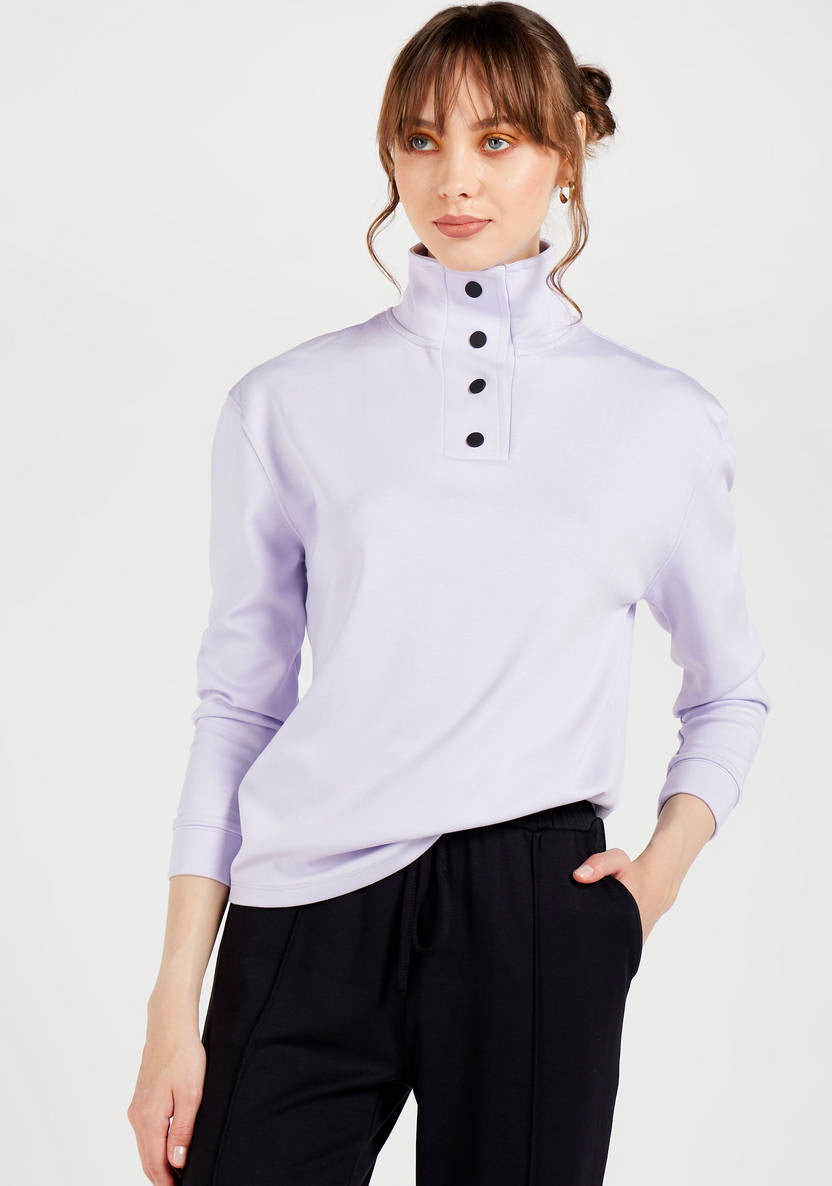Women’s High-neck Sweatshirt