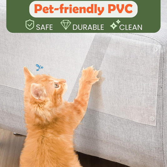 Pet Scratch Furniture Protector, [20cm×500cm] Cat Scratch Deterrent Tape