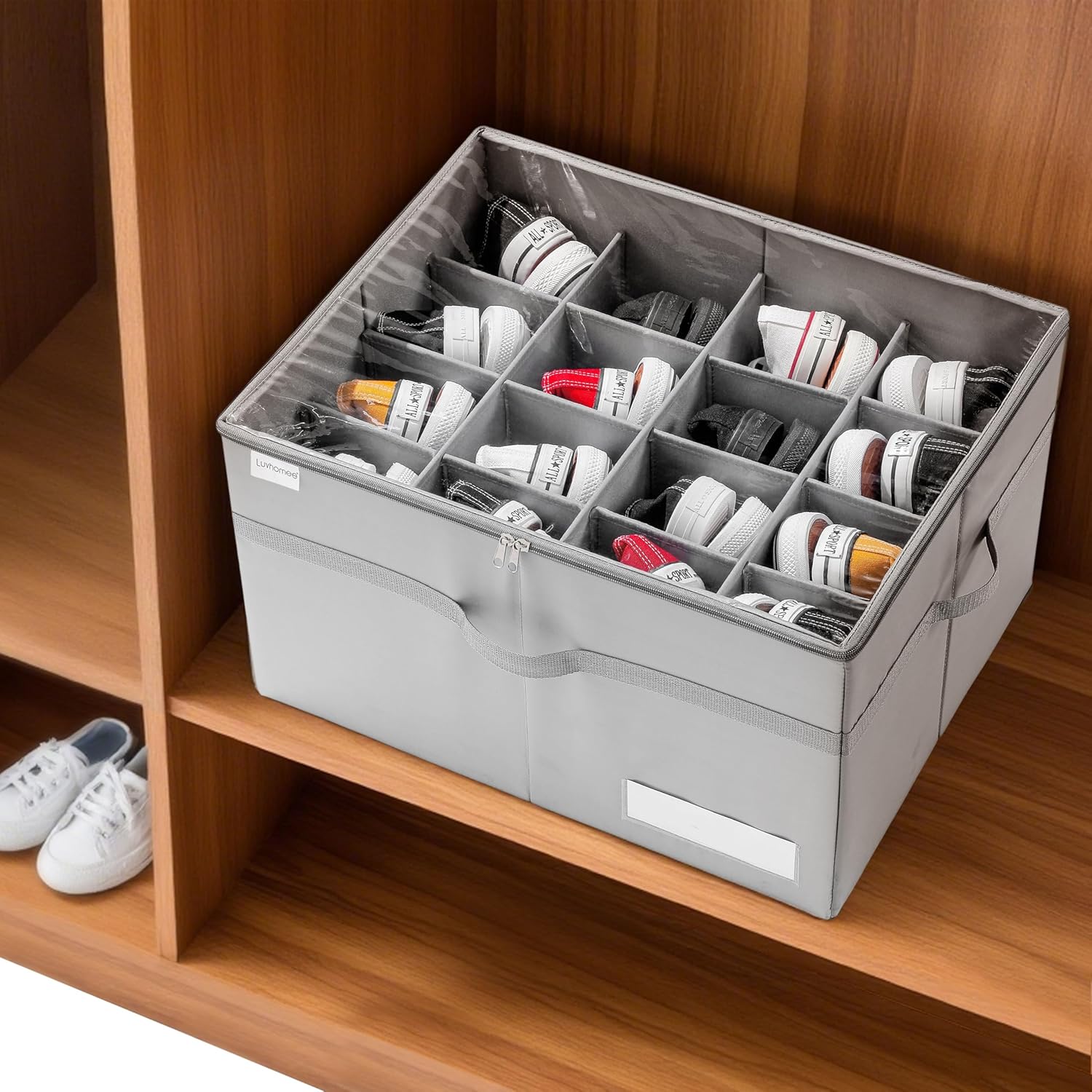 Shoe Organiser for Closet, 16 Pairs