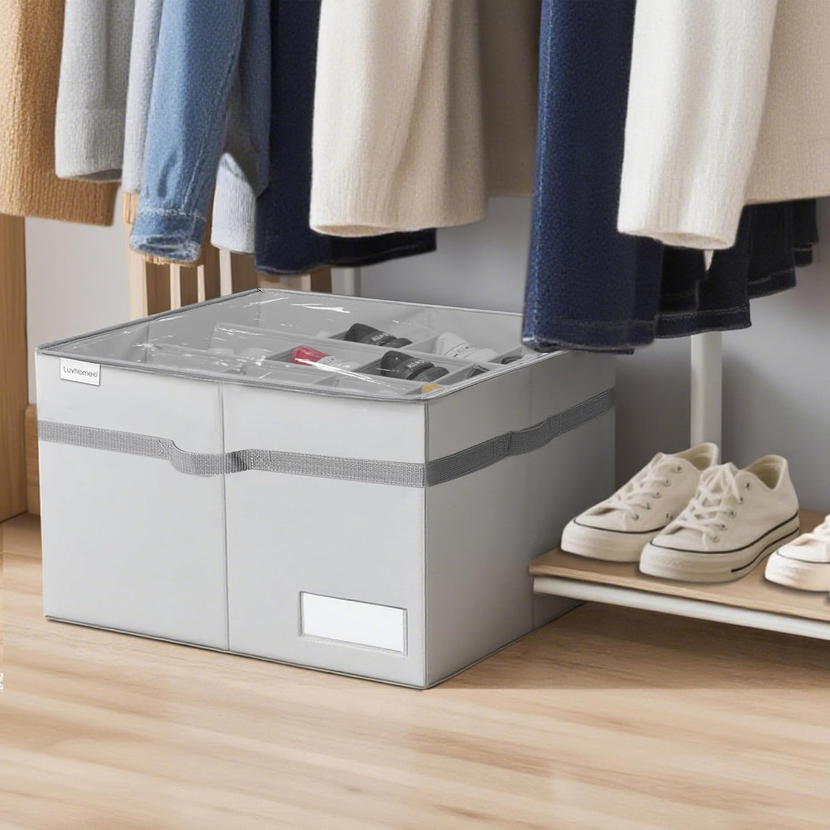 Shoe Organiser for Closet, 16 Pairs