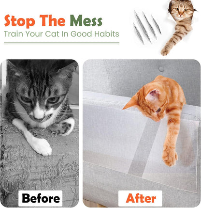 Pet Scratch Furniture Protector, [20cm×500cm] Cat Scratch Deterrent Tape