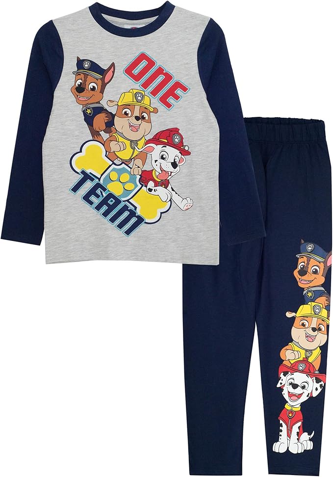 One Team Long Pajamas Set