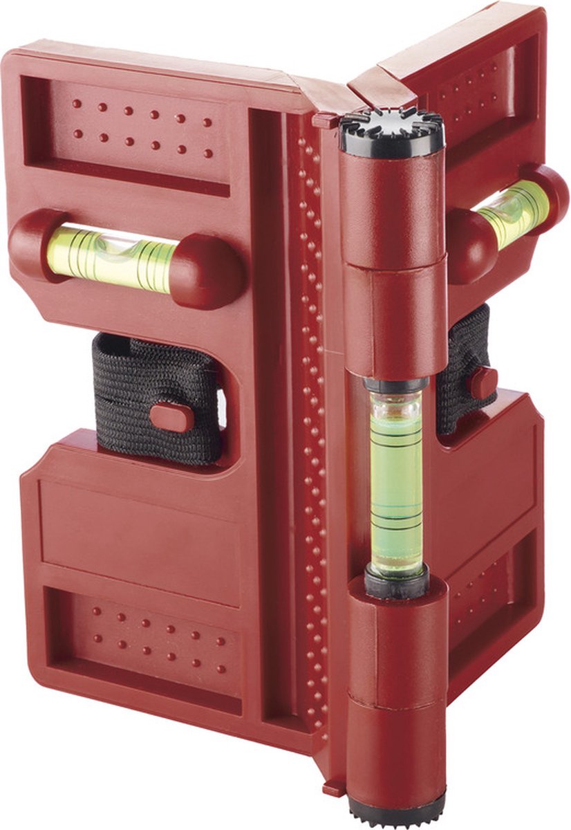 PARKSIDE Angle Spirit Level 1x 90°, 2x 180° - Spirit Level with Magnet - Pole-Mounted Spirit Level - Includes Sharpener, Pencil Sharpener and 50m Guide Line
