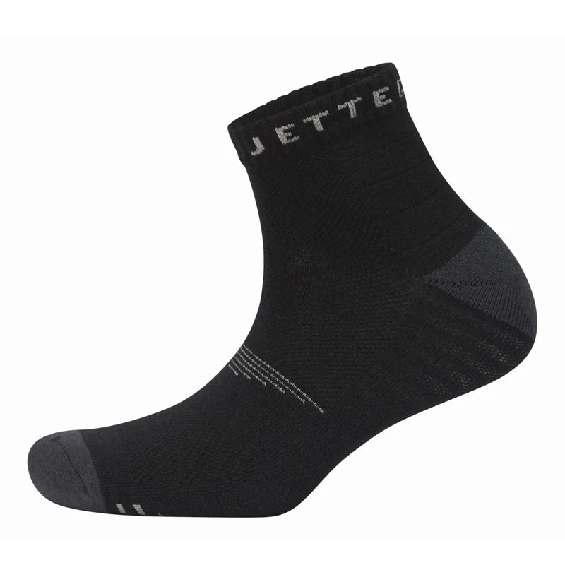 Crivit Women's Sports Socks, 2 Pairs (35/36, Black/White)